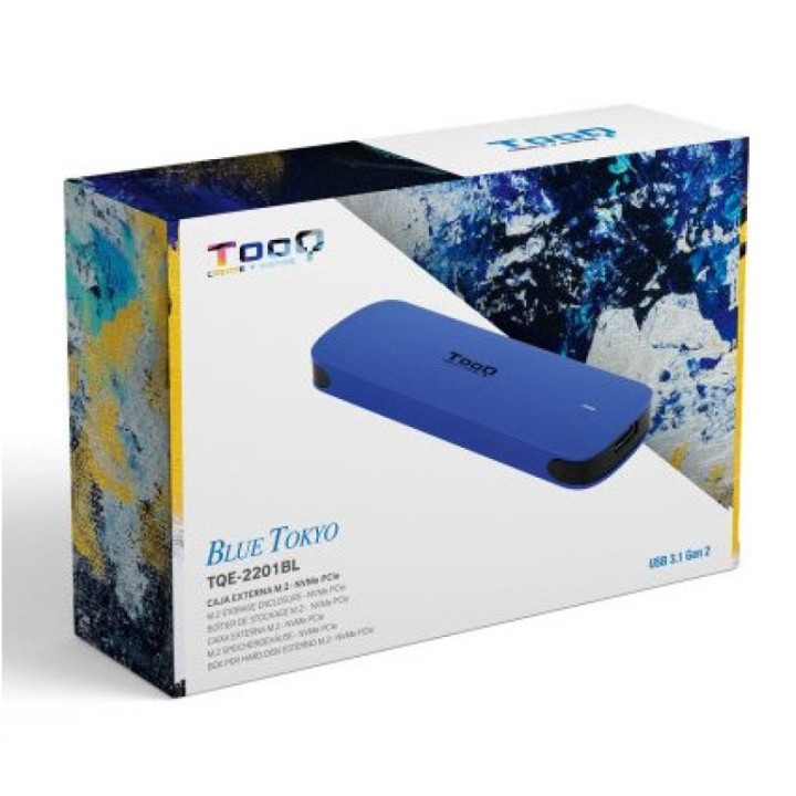 TooQ TQE-2201BL Caja Externa para SSD M.2 NVMe Azul