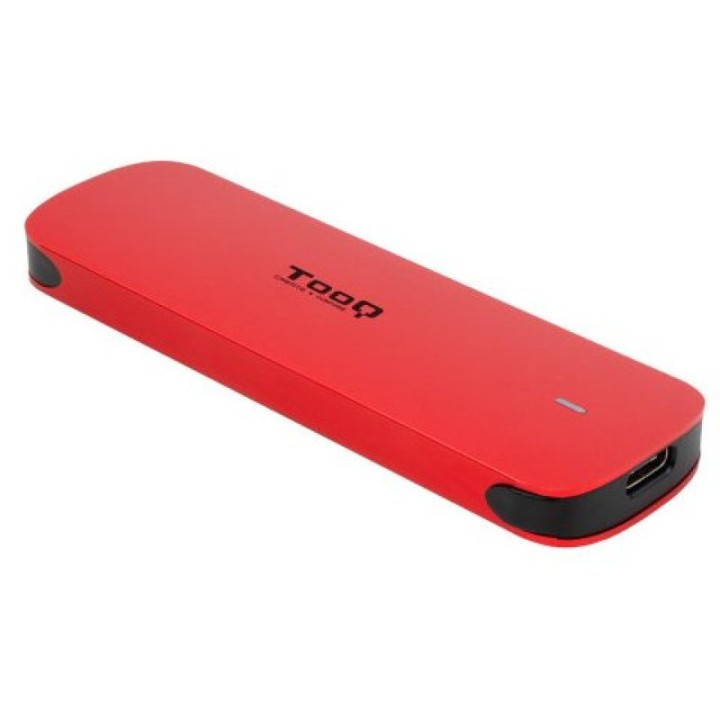 TooQ Caja externa para SSD M.2 NVMe Roja
