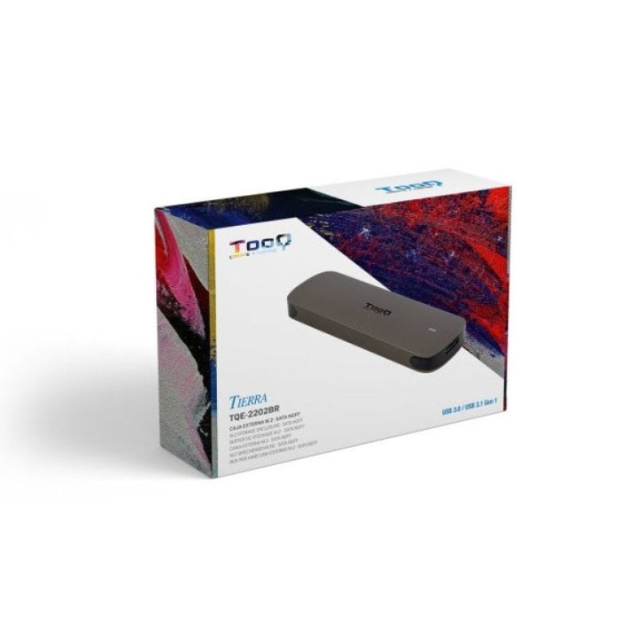 TooQ Caja Externa para SSD M.2 NGFF Marrón