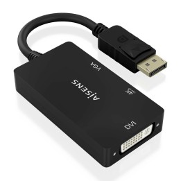 Cable AISENS DP/M a VGA/DVI/HDMI/H Negro (A125-0861)