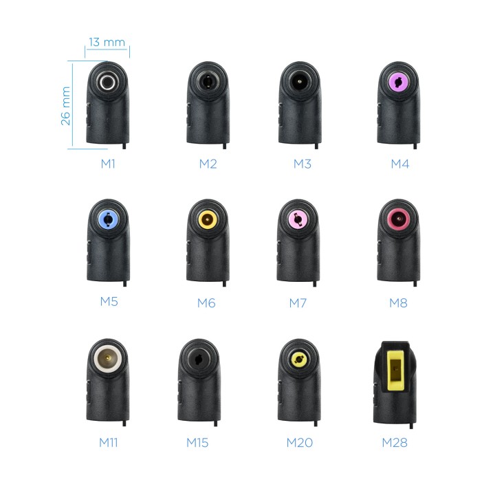 Cargador TooQ 90W 12 DC 2xUSB Negro (TQLC-90BS02AT)