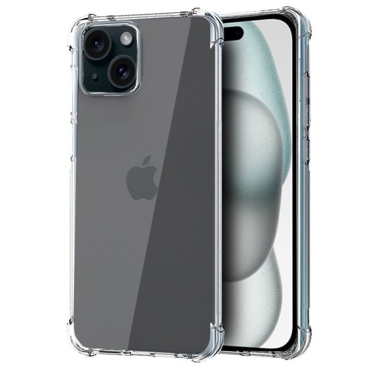 Cool Funda AntiShock Transparente para iPhone 15