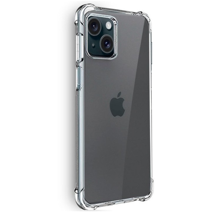 Cool Funda AntiShock Transparente para iPhone 15