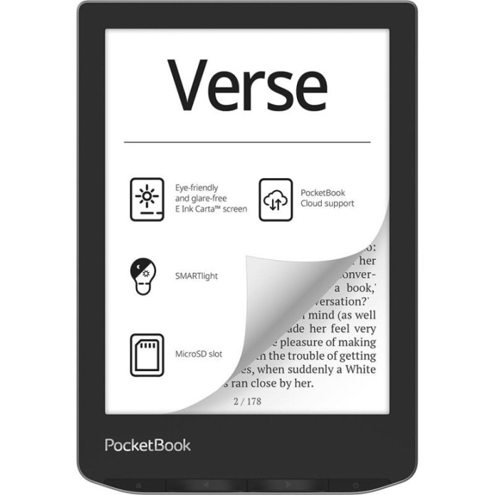 PocketBook Verse Libro Electrónico 6" 8GB Gris Niebla