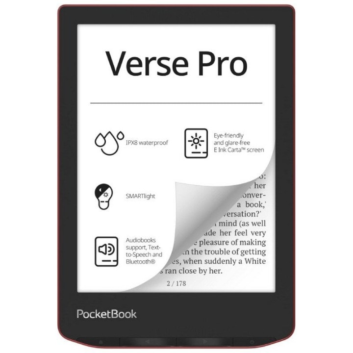 PocketBook Verse Pro Libro Electrónico 6" 16GB Rojo Pasión