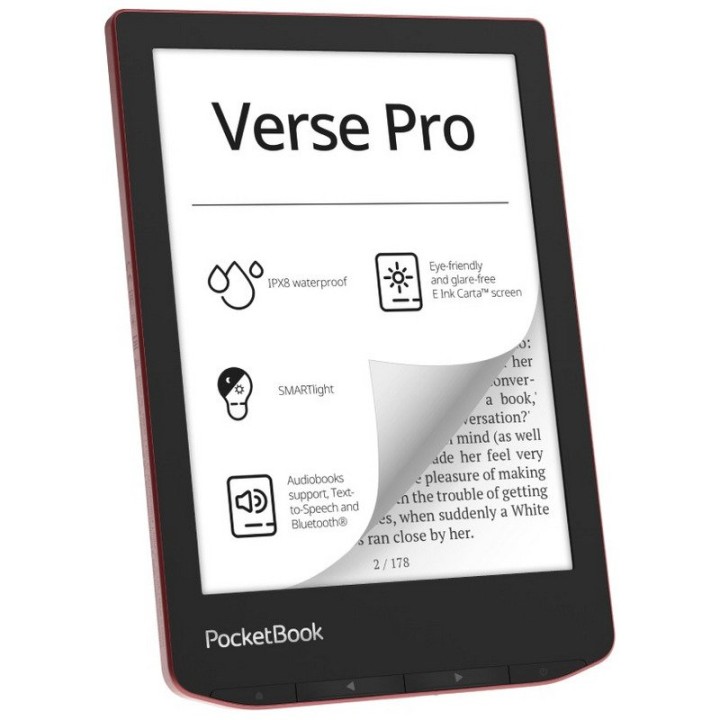 PocketBook Verse Pro Libro Electrónico 6" 16GB Rojo Pasión