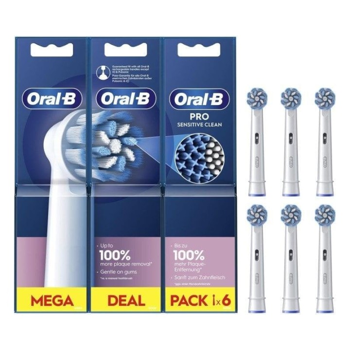 Oral-B Recambio para cepillo dental CrossAction Pack 6 unidades