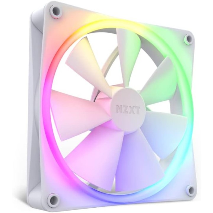 NZXT F140 RGB TWIN Ventilador Suplementario 140mm Blanco 2 Unidades