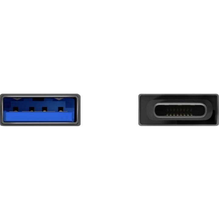 Aisens Mini Adaptador USB -C Macho a USB 3.2 Hembra Gris