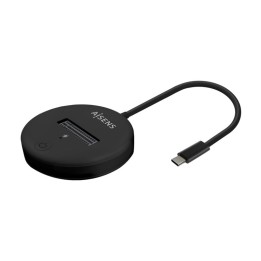 Aisens ASUC-M2D013-BK Dock USB-C a M.2 (NGFF) SATA/NVMe Negro