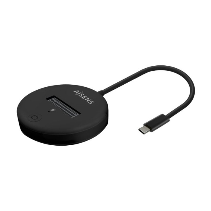 Aisens ASUC-M2D013-BK Dock USB-C a M.2 (NGFF) SATA/NVMe Negro