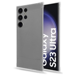 PcCom Essential Funda Antishock Transparente Samsung Galaxy S23 Ultra