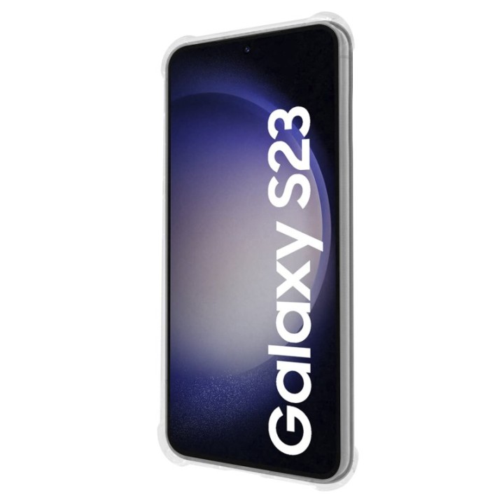PcCom Essential Funda Antishock Transparente Samsung Galaxy S23 Plus