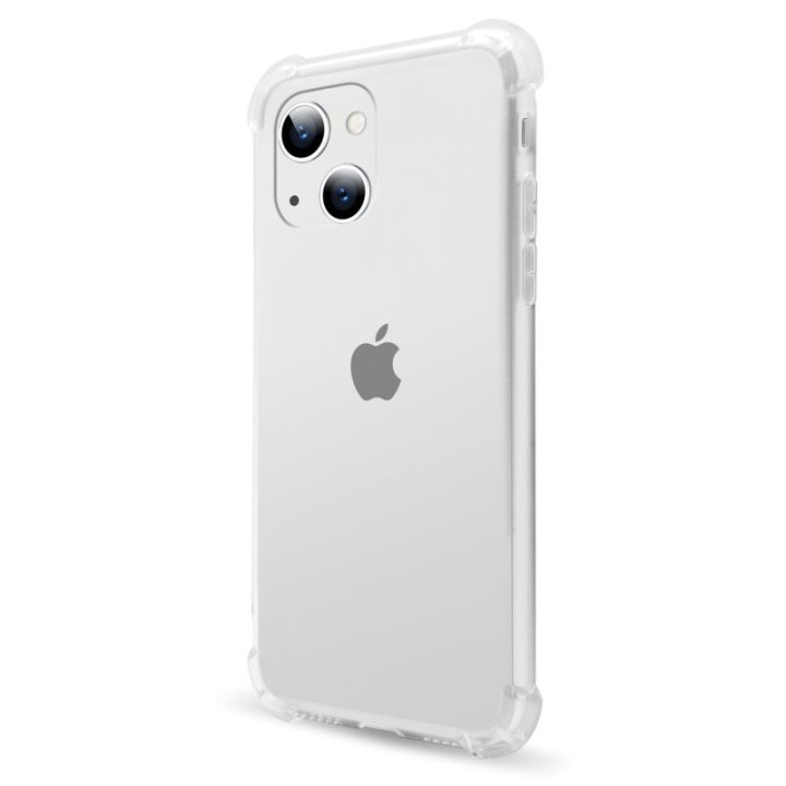 PcCom Essential Funda Antishock Transparente para iPhone 15 Plus