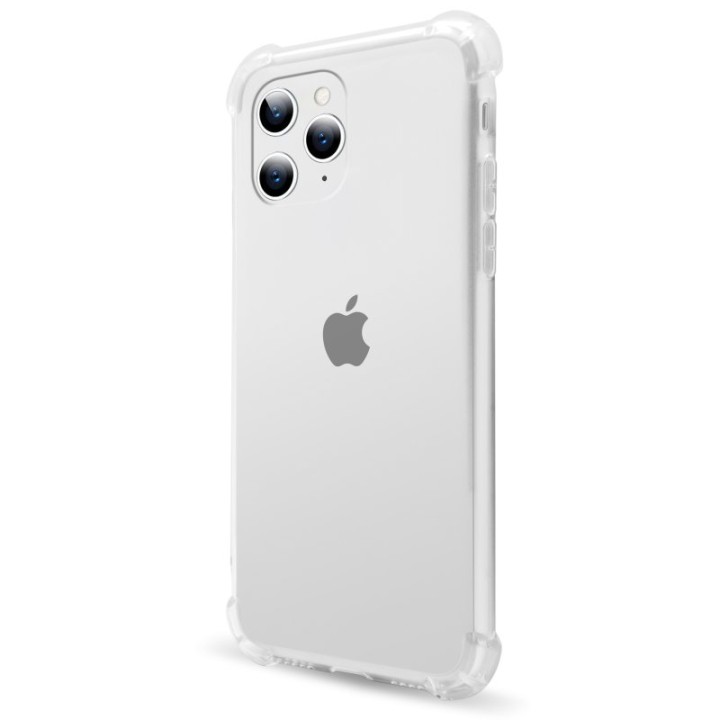 PcCom Essential Funda Antishock Transparente para iPhone 15 Pro Max