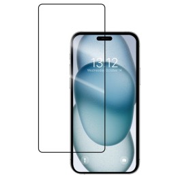PcCom Essential Protector Cristal Templado 3D para iPhone 15 Plus
