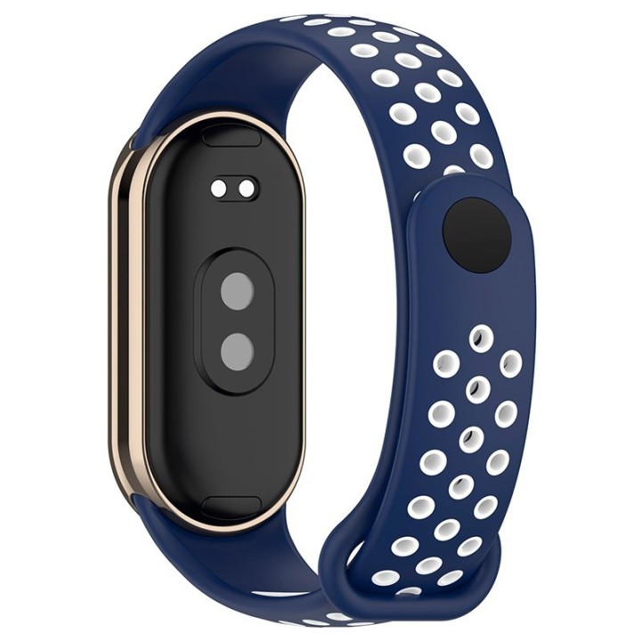 Correa COOL para Xiaomi Smart Band 8 / 9 / 10 Sport Marino-Blanco