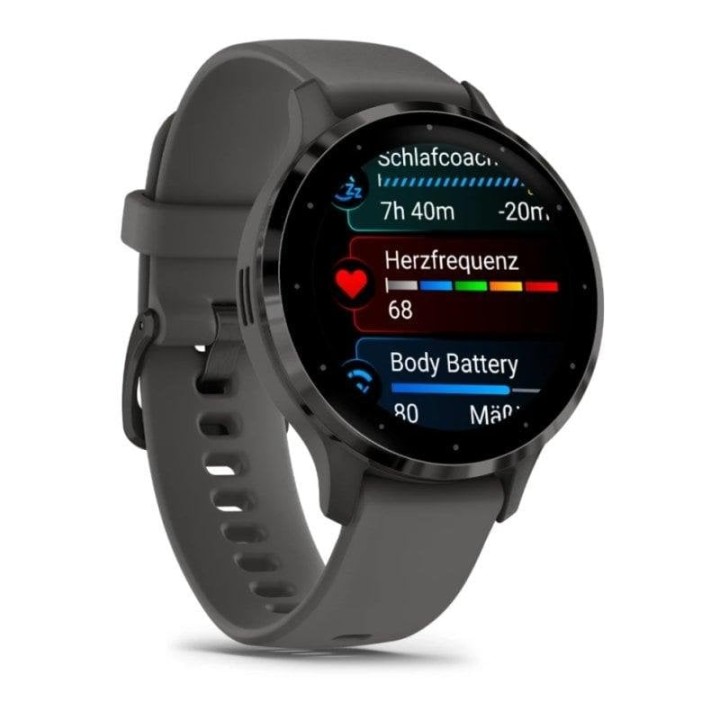 Garmin Venu 3S Reloj Smartwatch 41mm Bisel Acero Inoxidable Gris con Caja y Correa de Silicona Gris