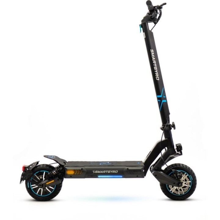 Smartgyro Crossover Dual Max 2 Patinete Eléctrico 2 motores 1000W 50km frenos disco doble suspensión