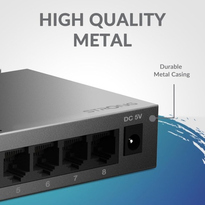 Strong SW8000M Switch Gigabit de 8 Puertos
