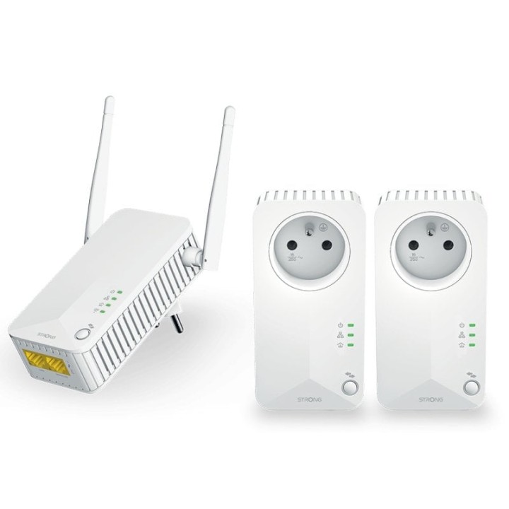Strong Powerline Wi-Fi 600 Triple Pack PLC 600Mbit/s