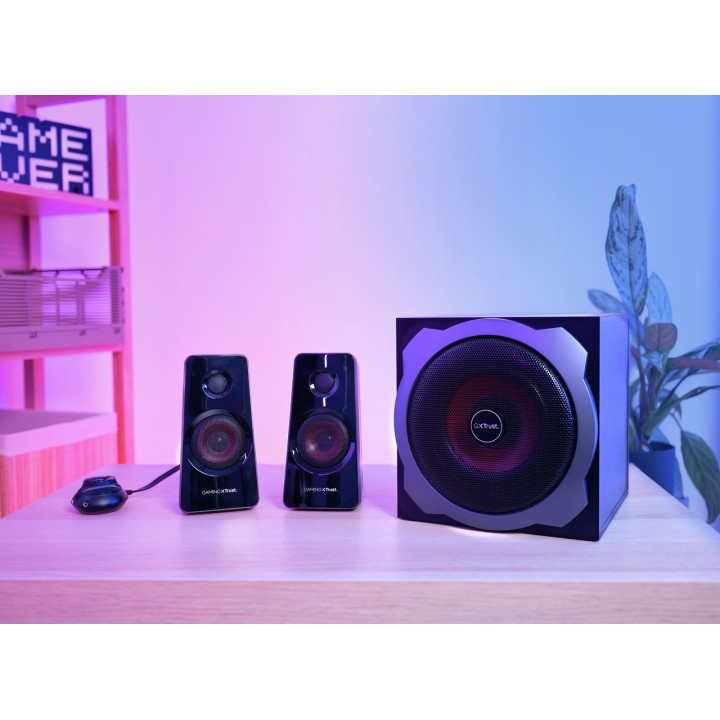 Altavoces Trust GXT 38 2.1 60W 3.5mm Negros (19023)