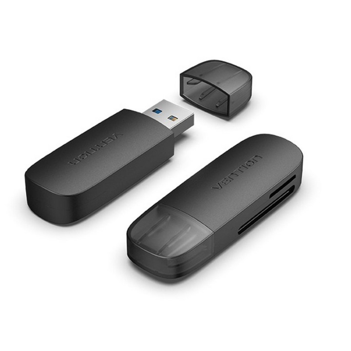 Vention CLGB0 Lector de Tarjetas Externo SD/MicroSD USB 3.0