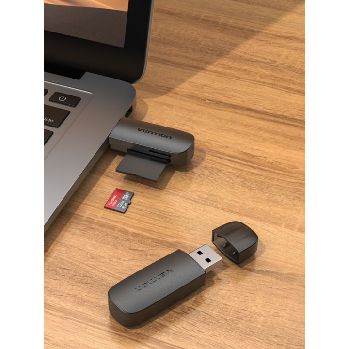 Vention Lector de Tarjetas Externo USB 3.0