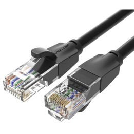 Vention Cable de Conexión Cat 6 UTP 1m Negro