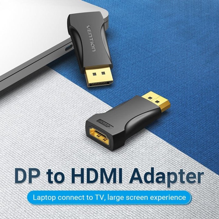 Vention HBOB0 Adaptador DisplayPort Macho a HDMI Hembra 1080p 60Hz Negro