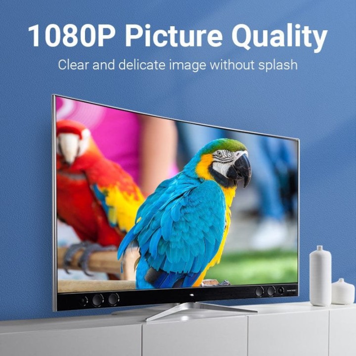 Vention HBOB0 Adaptador DisplayPort Macho a HDMI Hembra 1080p 60Hz Negro