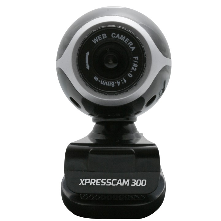 WebCam NGS FHD USB 2.0 Micro Negra/Plata (XPRESSCAM300)