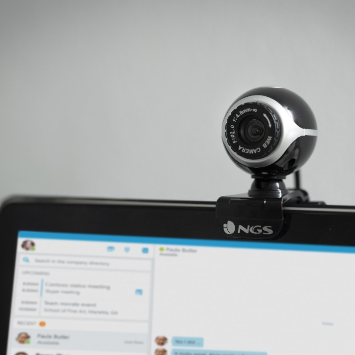 WebCam NGS FHD USB 2.0 Micro Negra/Plata (XPRESSCAM300)