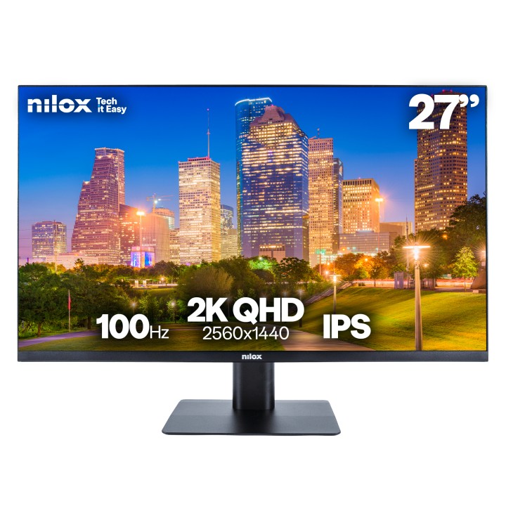 Monitor NILOX 27" IPS 2K WQHD 100Hz Negro (NXMM272K112)