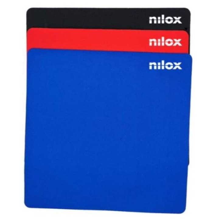 Alfombrilla para ratón Nilox NXMP011 24x24x2 cm Negra