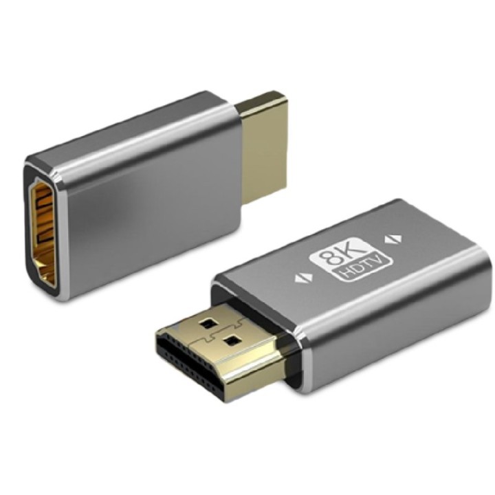 PcCom Essential Adaptador HDMI Macho a Hembra a 8K V2.1