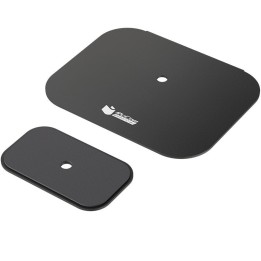 PcCom Essential Placa de Refuerzo Protección Escritorio para Soportes de Monitor Negro