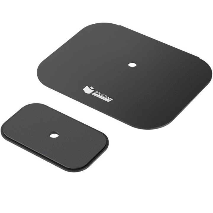 PcCom Essential Placa de Refuerzo Protección Escritorio para Soportes de Monitor Negro