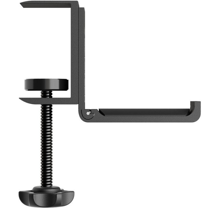 Owlotech Soporte Auriculares Colgador Mesa Estilo Percha Aluminio Anodizado Negro