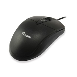 Ratón EQUIP Life Óptico USB-A 1000dpi Negro (EQ245102)