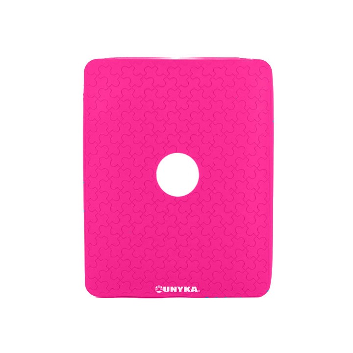 Funda Unyka 9.7" Gel/Silicona iPad Rosa (50421)