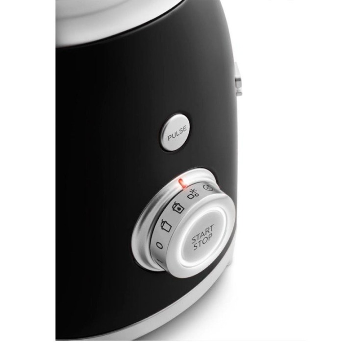 SMEG BLF03BLEU Estética 50's Style Batidora de Acero Inoxidable 800 W Negro