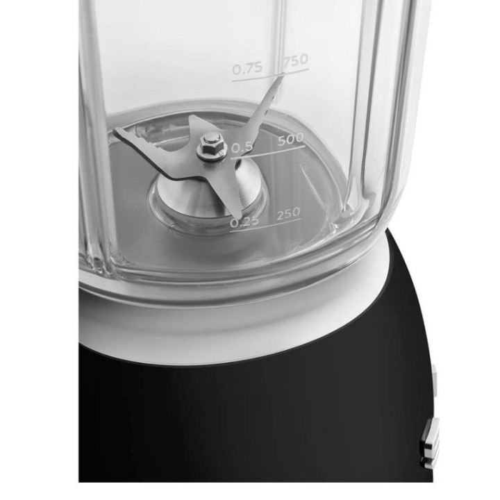 SMEG BLF03BLEU Estética 50's Style Batidora de Acero Inoxidable 800 W Negro