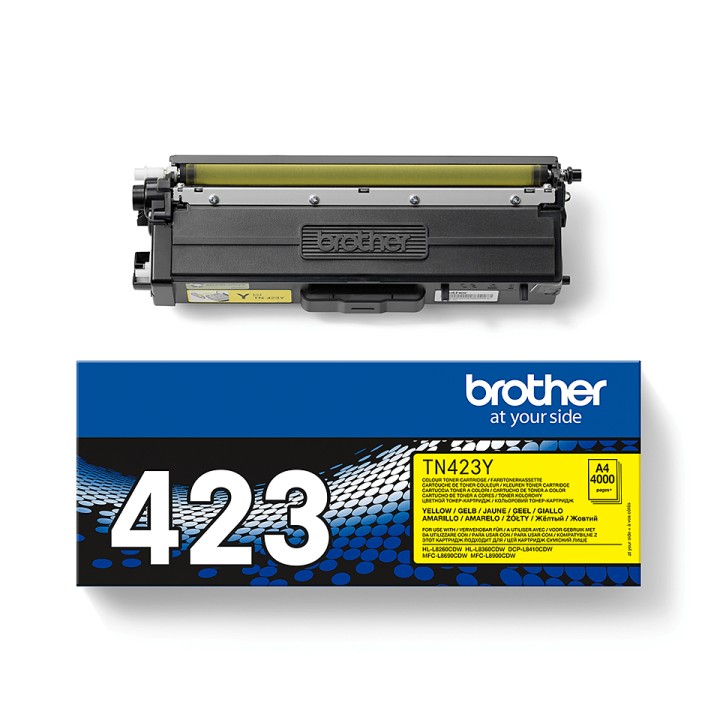 Toner BROTHER Laser Amarillo 4000 páginas (TN-423Y)