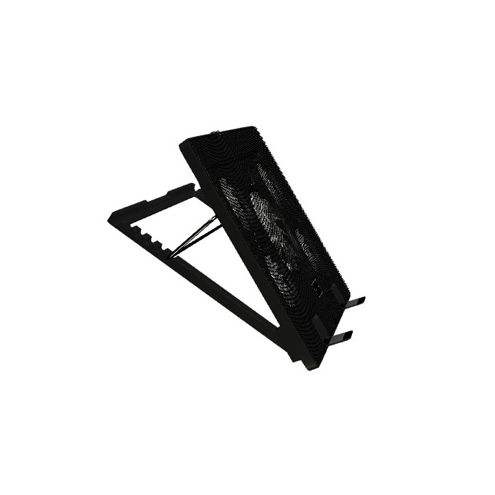 Base Refrigeración Mars Gaming 17.3" USB Negra (MNBC2)