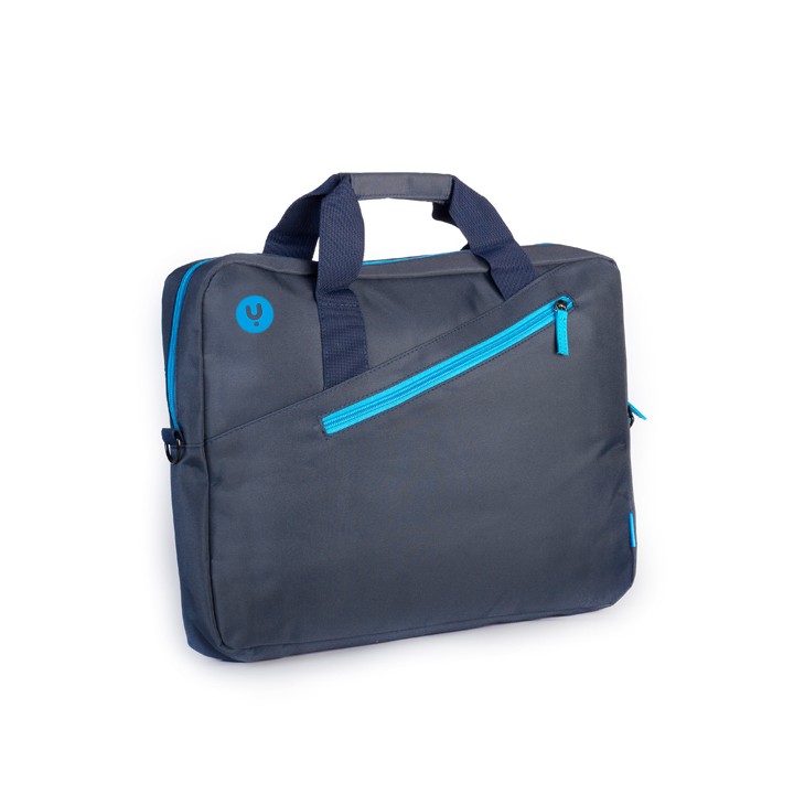 Maletin NGS Monray 15.6" Nylon Negro/Azul (GINGER BLUE)