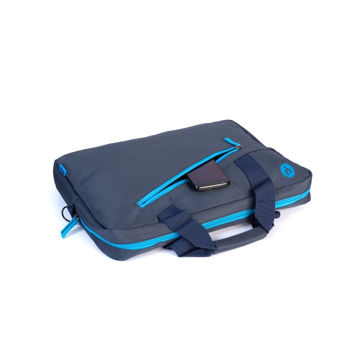 Maletin NGS Monray 15.6" Nylon Negro/Azul (GINGER BLUE)