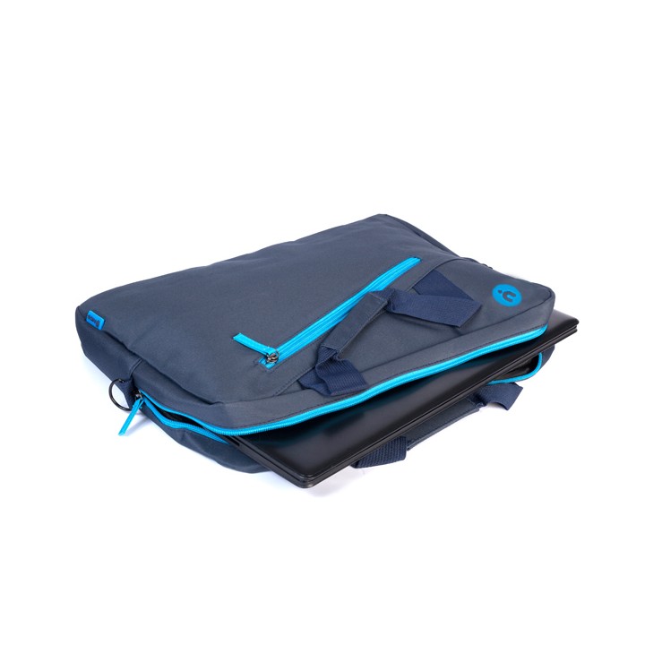 Maletin NGS Monray 15.6" Nylon Negro/Azul (GINGER BLUE)