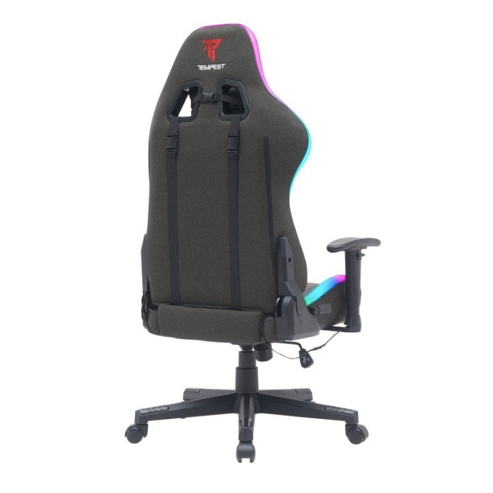 Tempest Glare RGB Silla Gaming Negra Tela Transpirable