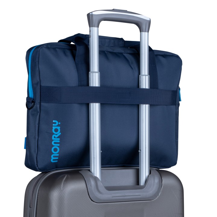 Maletin NGS Monray 15.6" Nylon Negro/Azul (GINGER BLUE)